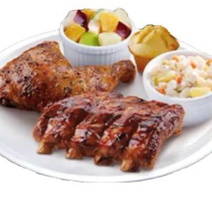 Rib and Chicken Plate