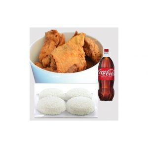 Angel's 6pc Bucket, 4 Rice, 1.5L Coke