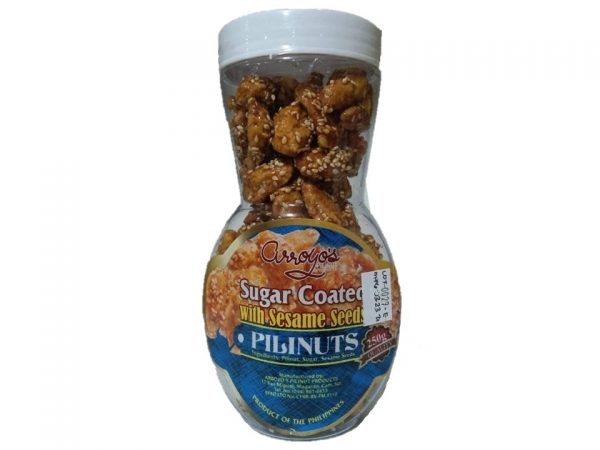 Arroyo's Sugar Coated Pilinuts with Sesame Seeds, 250g