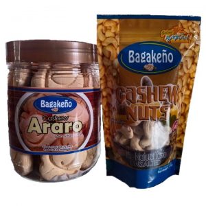 Bagakeno Cashew Araro and Bagakeno Unsalted Cashew Nuts