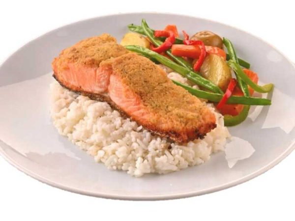 Amici Baked Crusted Salmon-Regular