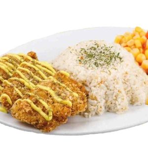 Breaded Fillet of Fish with HoneyThyme Mustard Sauce by-Banapple