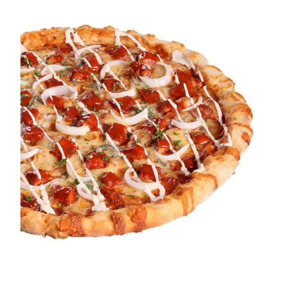 Buffalo Chicken Pizza by Angel's Pizza.-