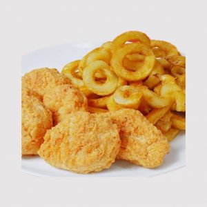 Chicken Nuggets with Golden Curls by Angel's Pizza