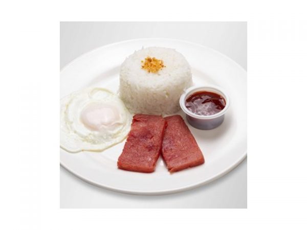 Ham with Rice and Egg
