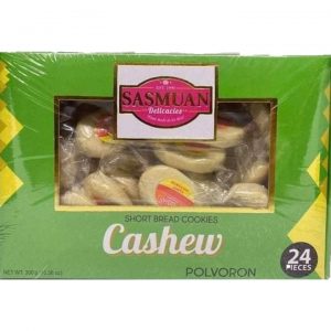 Sasmuan Cashew Polvorons 24s, 300g