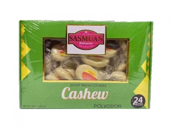 Sasmuan Cashew Polvorons 24s, 300g