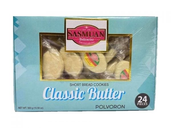 Sasmuan Classic Butter Polvorons 24s, 300g
