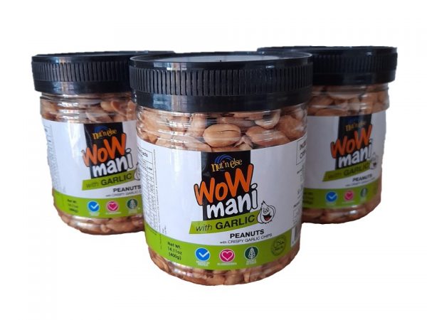Wow Mani with Garlic Peanuts (400g)-