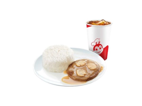 1pc Burger Steak with Drink by Jollibee