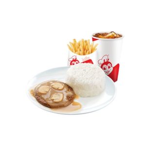 1pc Burger Steak with Fries & Drink by Jollibee