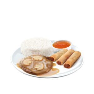 1pc Burger Steak with Shanghai Solo-by Jollibee