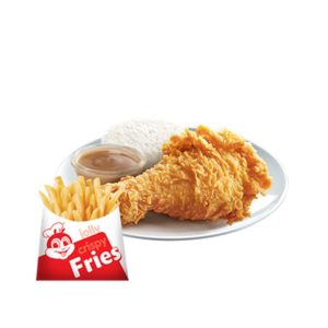 1pc Chickenjoy with Fries Solo by Jollibee