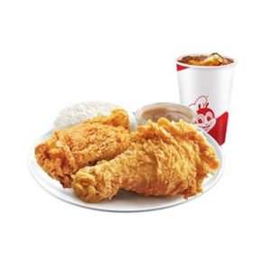 2pc Chickenjoy with Drink by Jollibee