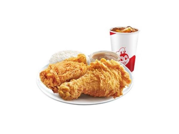2pc Chickenjoy with Drink by Jollibee