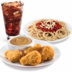 4-pcs Nuggets Meal with Spaghetti
