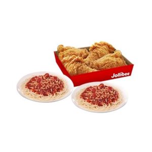 4pc Chickenjoy with 2 Jolly Spaghetti