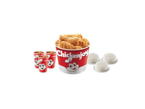 6pc Chickenjoy with Rice & Drinks