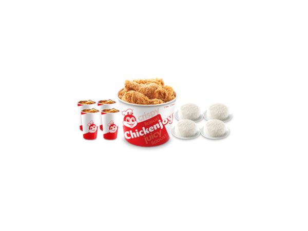 8pc Chickenjoy with Rice & Drinks