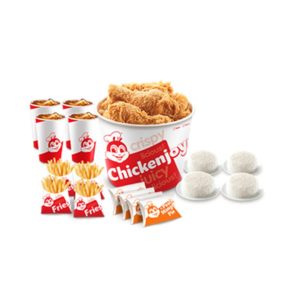 8pc Chickenjoy with Rice, Sides, Pies & Drinks-
