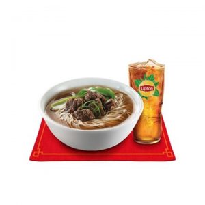 Beef Mami with Drink by Chowking