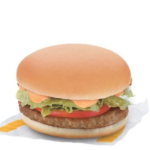 Burger McDo with Lettuce & Tomatoes Solo
