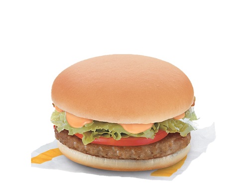 Burger McDo with Lettuce & Tomatoes Solo