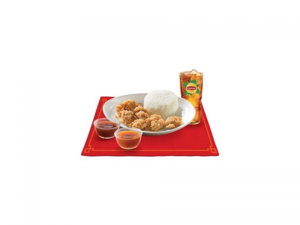 Chick 'n Sauce with Drink by Chowking