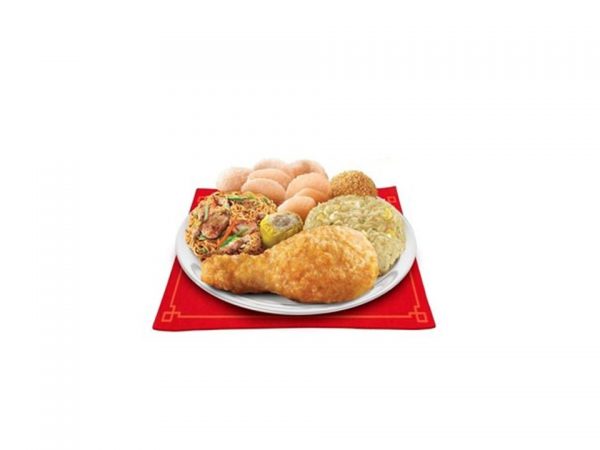 Chinese-Style Fried Chicken Lauriat by Chowking