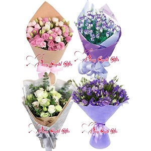 IMPORTED EUSTOMA BOUQUETS