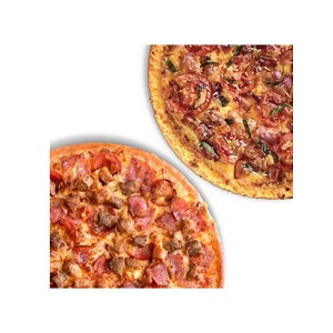 LARGE Meat Lovers Pan Pizza + LARGE Bacon Margherita Pan Pizza by Pizza Hut