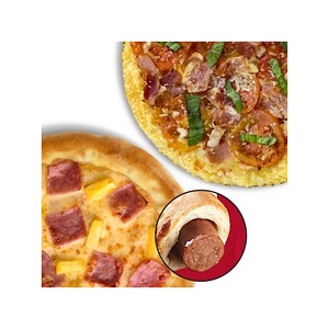 Regular Bacon Margherita Pan Pizza + Regular Hawaiian Supreme Sausage Stuffed Crust Pizza