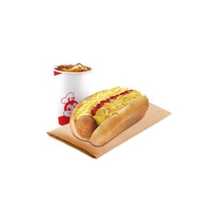 Jolly Hotdog with Drink by Jollibee