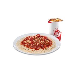 Jolly Spaghetti with Drink by Jollibee