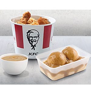 KFC Bucket of 6 with Fixin Super Platter