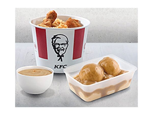 KFC Bucket of 8 with Fixin Super Platter