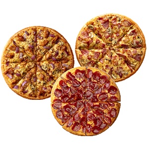 NEW PAN TRIPLE PIZZA TREAT by Pizza Hut
