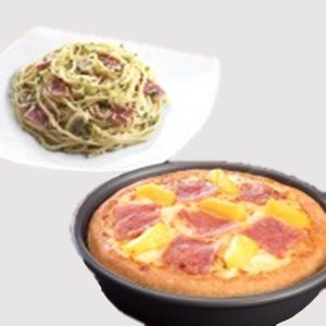 Solo Panalo Hawaiian Pan Pizza + Regular Spaghetti Carbonara Pasta