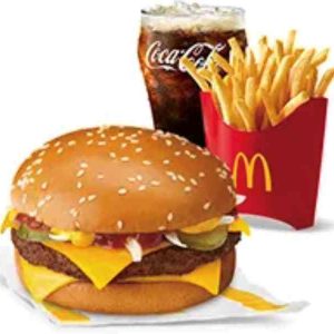 Quarter Pounder with Cheese, with Fries Medium Meal