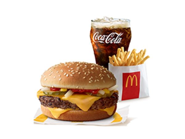 Quarter Pounder with Cheese with Fries - Small Meal