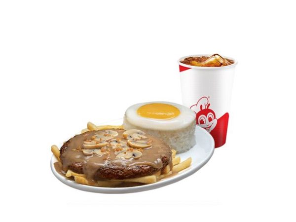 Ultimate Burger Steak with Egg & Drink by Jollibee