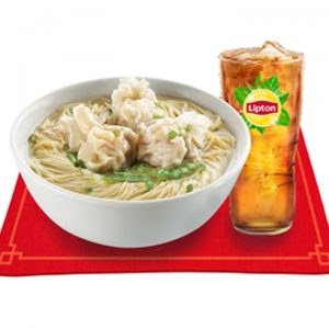 Wonton Mami with Drink by Chowking-