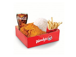 1-pc Chicken with Rice & Regular Fries (Combo)