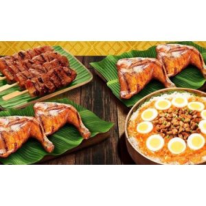 4 Chicken Inasal Paa Buddy Size + Pork BBQ Buddy Size + Palabok Family