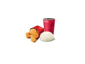 6-pc Chicken Nuggets with Rice (Combo)