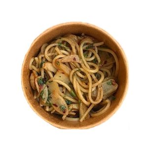 Aglio Olio with Anchovies by Racks
