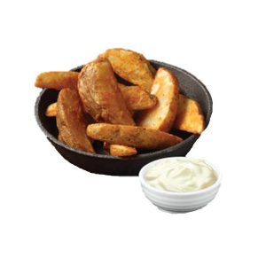 Potato Wedges with Mayo Dip