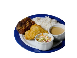 Rib and Chicken Plate by Racks