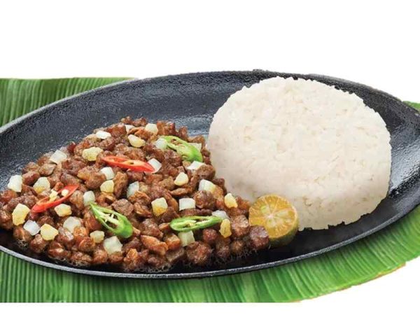 Pork Sisig with Rice (solo)