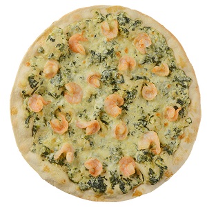 SPINACH AND SHRIMP PIZZA-SINGLE